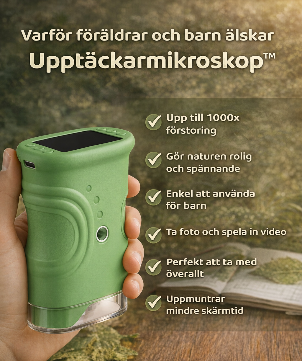 Upptäckarmikroskop™ - Upptäck en helt ny värld i varje detalj